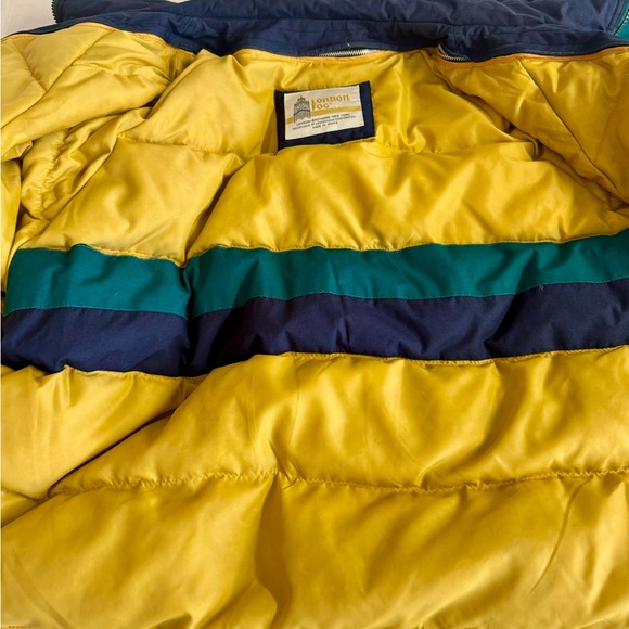 Down Vtg London Fog parka with removable down lining in teal. Size Large Long - Picture 12 of 14